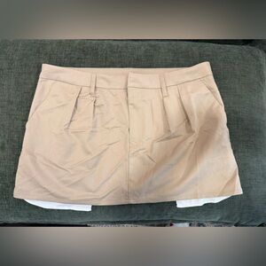 H&M Tan Mini Skirt